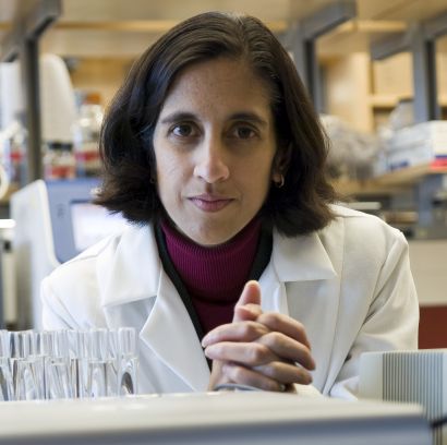 Desai in the lab.
