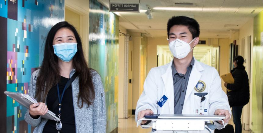 ucsf pharmacy essay Two students walking down a hallway, one carrying a notebook and the other pushing a cart