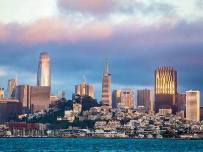 San Francisco skyline and bay