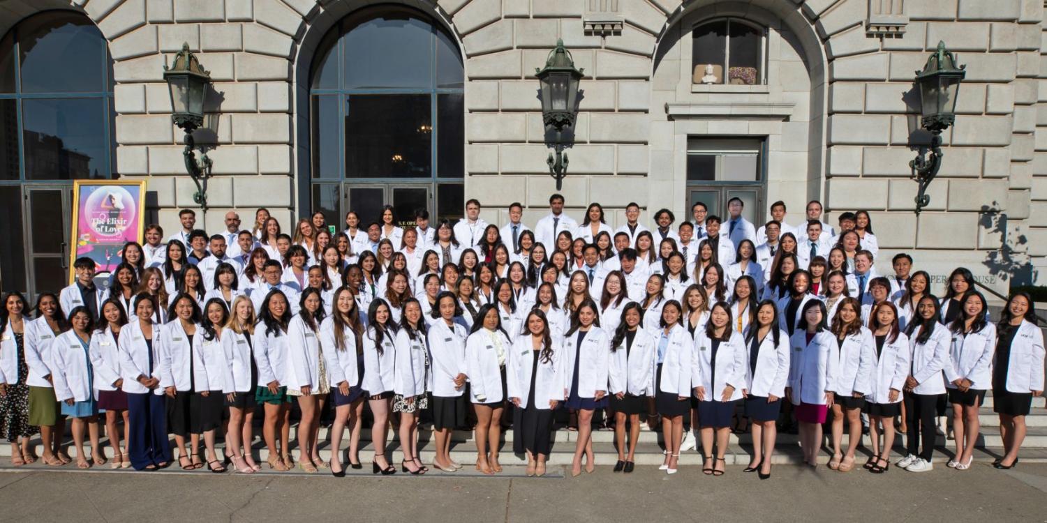 Class of 2026 at the White Coat Ceremony 