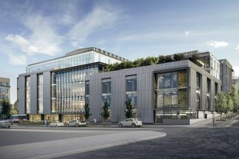 Rendering of new building