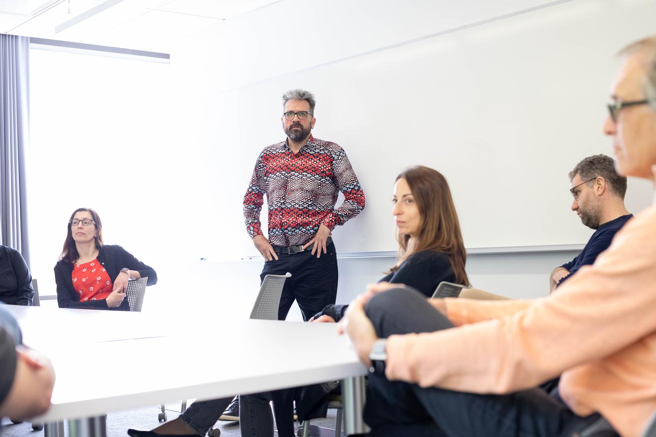 Group in conference room